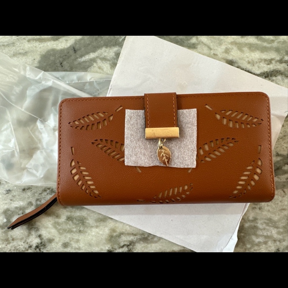 Vagabond Goods Wanderlust Brown Wallet NEW Vegan